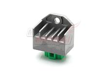 Реле-регулятор (стабилизатор) Yamaha JOG 50, Honda Dio ZX50, Honda Lead50, Aerox 50, Neos 50 (SRZ150) (горизонт.контакты 2x2)