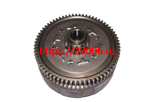 Барабан сцепления 1P60FMJ многодисковое в сборе (8 паз.) 4 болт., 5 диск. 67Т (E9-15) фото 2