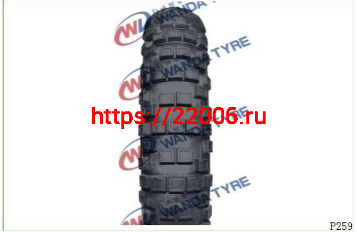Покрышка 10" 3.00-10 Р259 без камеры, питбайк WANDA Покрышка 10" 3.00-10 Р259 без камеры, питбайк WANDA