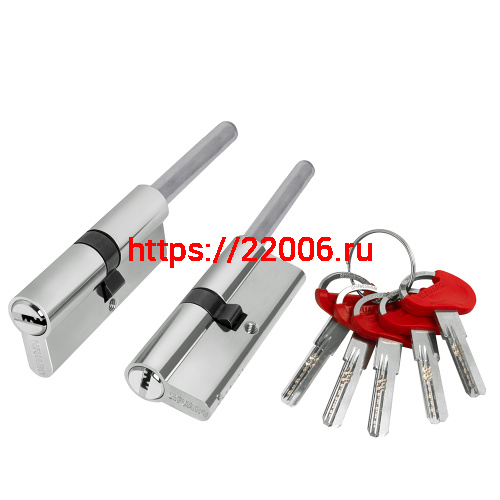Цилиндровый Fuaro (Фуаро) механизм D-PRO5007 Tang 105 w/k (70+10+25) CP хром 5Key без верт.