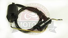 Катушка зажигания CG/CB125-250 как Альфа, трицикл Лифан с проводом и свечным колпачком, без кронш.