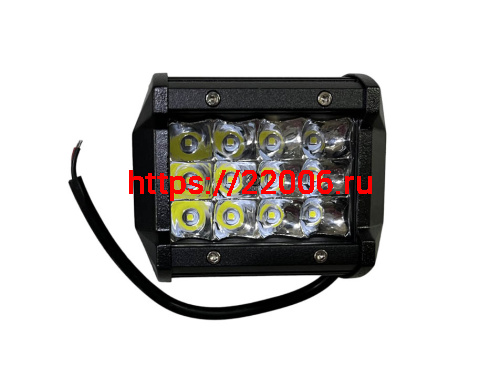 Фара светодиодная LED-011B,  9.6*8*6.5CM, 36 W  3030 LED (12 диодов)