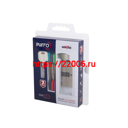 Цилиндровый Punto (Пунто) механизм MaxPro7002Knob60mm(25+10+25) SN никель 7key с вертушкой фото 3 Цилиндровый Punto (Пунто) механизм MaxPro7002Knob60mm(25+10+25) SN никель 7key с вертушкой фото 3