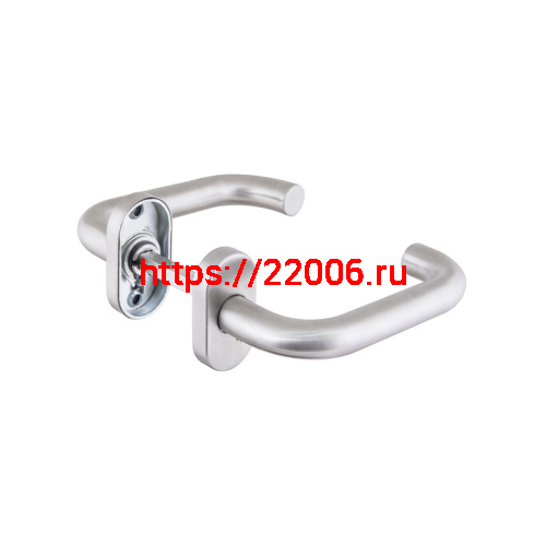 Ручка Fuaro (Фуаро) раздельная R.DSS304-0203P/19 (квадрат 8х110 мм) INOX 304 (овальное основание)