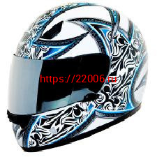Мотошлем THH TS-38 №4 white/ blue (L) Мотошлем THH TS-38 №4 white/ blue (L)