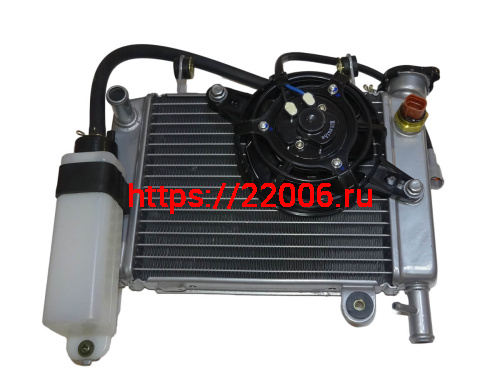 Радиатор охлаждения NC250 Zongshen ZS 177MM в сборе фото 2