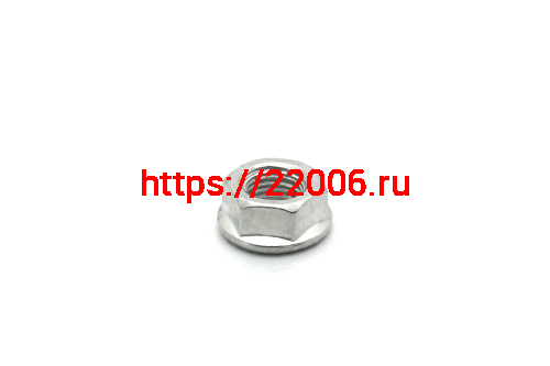 Гайка М8х1,0 фланцевая фото 2