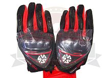 Перчатки SCOYCO (оригинал) МС-44, красные, р-р ХL