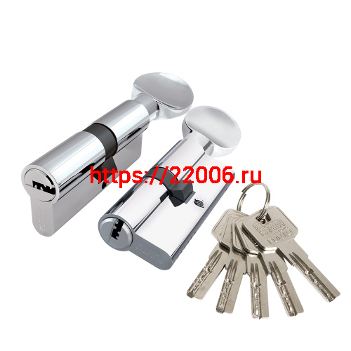 Цилиндровый Punto (Пунто) механизм Z3002Knob110(50+10+50) с вертушкой CP хром