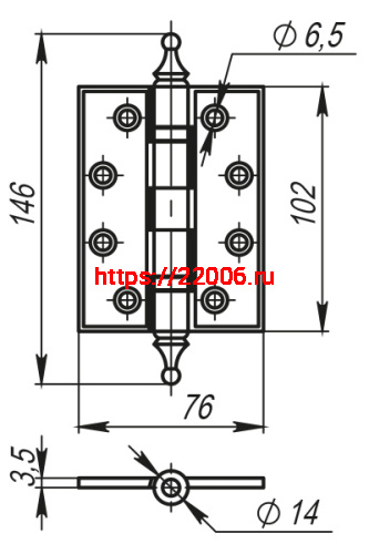Петля Armadillo (Армадилло) универсальная Castillo CL 500-A4 102x76x3,5 AS Античное серебро фото 3 Петля Armadillo (Армадилло) универсальная Castillo CL 500-A4 102x76x3,5 AS Античное серебро фото 3