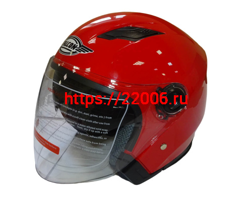 Шлем открытый FALCON XZH208 (Колобок) с забралом, размер S Шлем открытый FALCON XZH208 (Колобок) с забралом, размер S