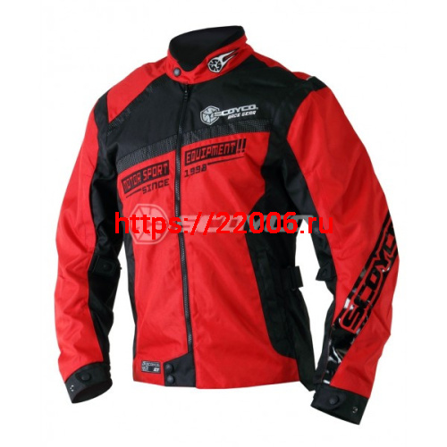 Куртка мотоциклетная JK28 красная (XL) Scoyco Куртка мотоциклетная JK28 красная (XL) Scoyco
