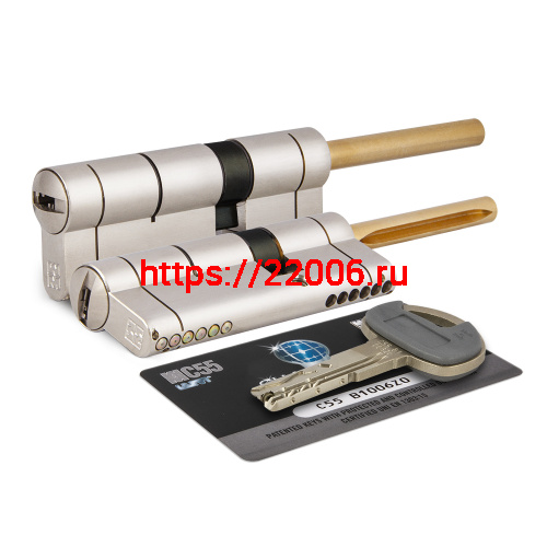 Цилиндровый механизм Mottura (Моттура) под вертушку (дл. шток) C55P613101 (92 мм/56+10+26), МАТ.НИКЕЛЬ Цилиндровый механизм Mottura (Моттура) под вертушку (дл. шток) C55P613101 (92 мм/56+10+26), МАТ.НИКЕЛЬ