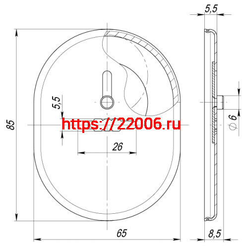 Декоративная Fuaro (Фуаро) накладка ESC 476 (90х65) SN матовый никель на сувальдный замок с шторкой фото 3 Декоративная Fuaro (Фуаро) накладка ESC 476 (90х65) SN матовый никель на сувальдный замок с шторкой фото 3