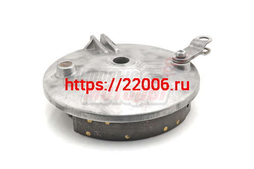 Барабан тормозной колеса коляски Урал в сб. с колодками (реставр.) Барабан тормозной колеса коляски Урал в сб. с колодками (реставр.)