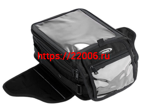 Сумка мото на бензобак SCOYCO MB08 (есть магниты на бензобак), средний размер, синий, черный фото 3