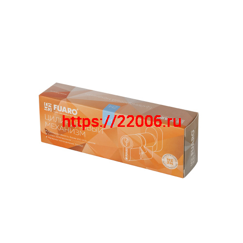 Цилиндровый Fuaro (Фуаро) механизм 1000ZM Knob60(25+10+25) SSG сатинированное золото 5Key с вертушкой фото 2
