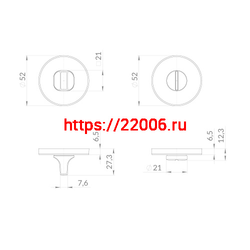 Ручка Punto (Пунто) поворотная BK6.R.EST.R52 SSG-39 сатинированное золото фото 3 Ручка Punto (Пунто) поворотная BK6.R.EST.R52 SSG-39 сатинированное золото фото 3