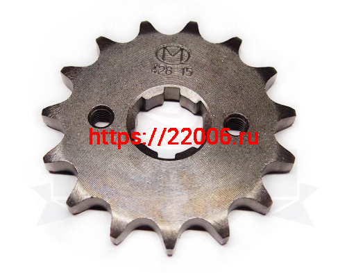 Звезда 15 зуб. (428) цепи, ведущая Zongshen ZS CBB250 см3 165FMM (100103810) (НАБОР)