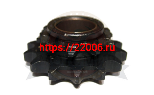 Звезда 14 зуб. (428) цепи, внутрений d22мм, для сцепления со сменными звездами фото 2