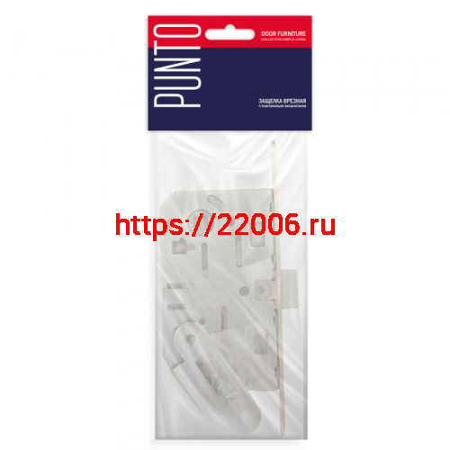 Защелка Punto (Пунто) врезная PL96WC-50 CP (хром) фото 2 Защелка Punto (Пунто) врезная PL96WC-50 CP (хром) фото 2
